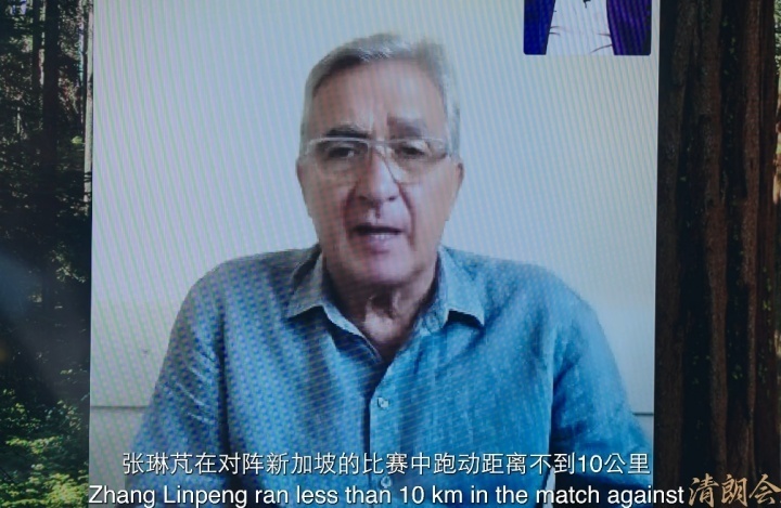 在比赛强度, 他直言如果